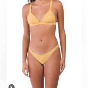 Vitamin A gold and white Dorada Bikini
